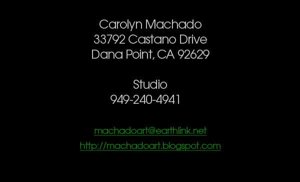 carolyn machado, artist / contact information